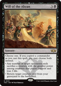 Will of the Abzan [Tarkir: Dragonstorm Commander]-1