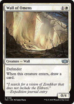 Wall of Omens [Tarkir: Dragonstorm Commander]-1