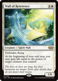 Wall of Reverence [Tarkir: Dragonstorm Commander]-1