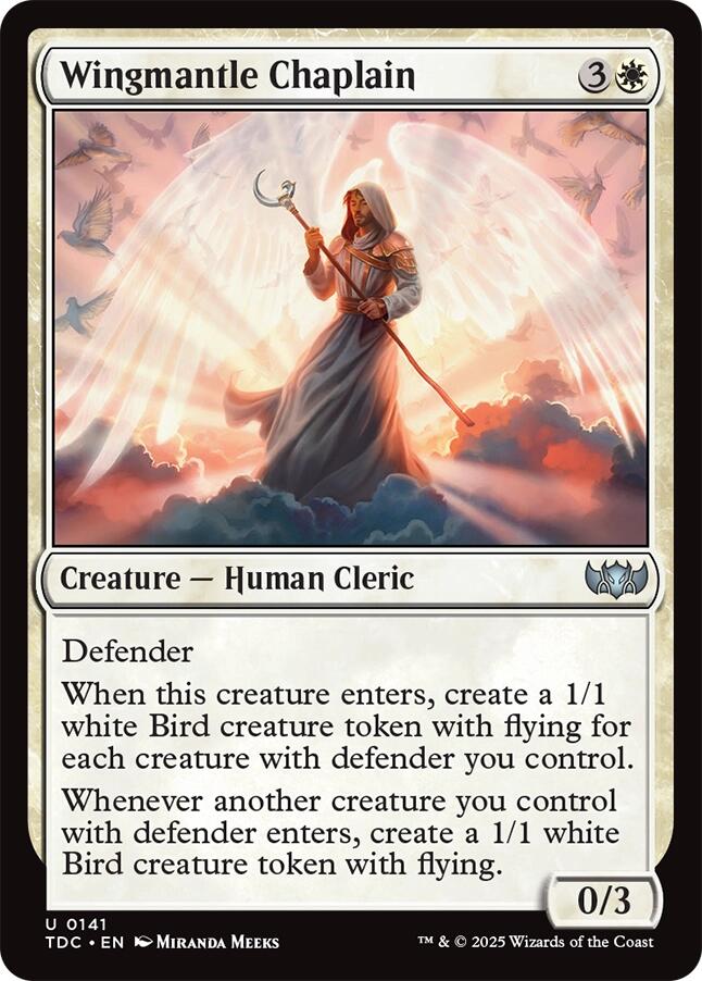 Wingmantle Chaplain [Tarkir: Dragonstorm Commander]-1