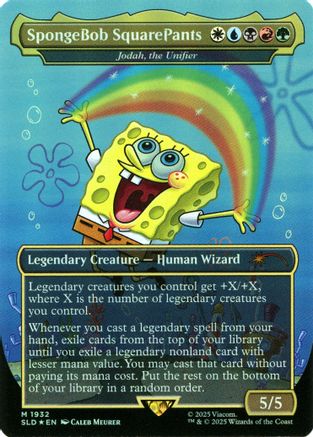 SpongeBob SquarePants - Jodah, the Unifier (Rainbow Foil) [Secret Lair Drop Series]-1