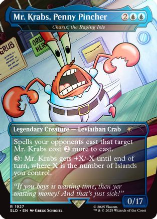Mr. Krabs, Penny Pincher - Charix, the Raging Isle (Rainbow Foil) [Secret Lair Drop Series]-1