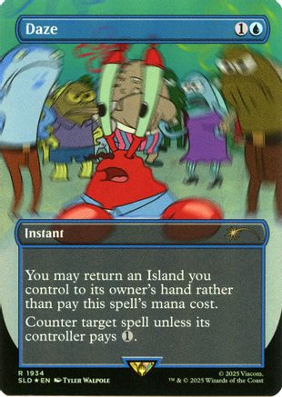 Daze (Rainbow Foil) [Secret Lair Drop Series]-1