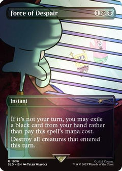 Force of Despair (Rainbow Foil) [Secret Lair Drop Series]-1