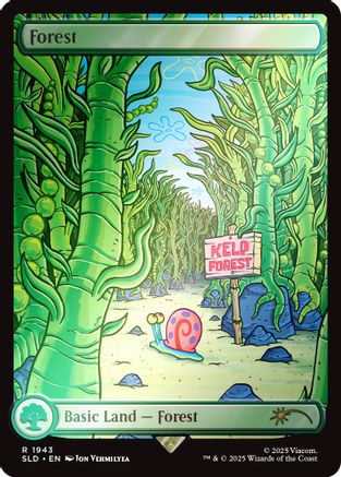 Forest (1943) (Rainbow Foil) [Secret Lair Drop Series]-1
