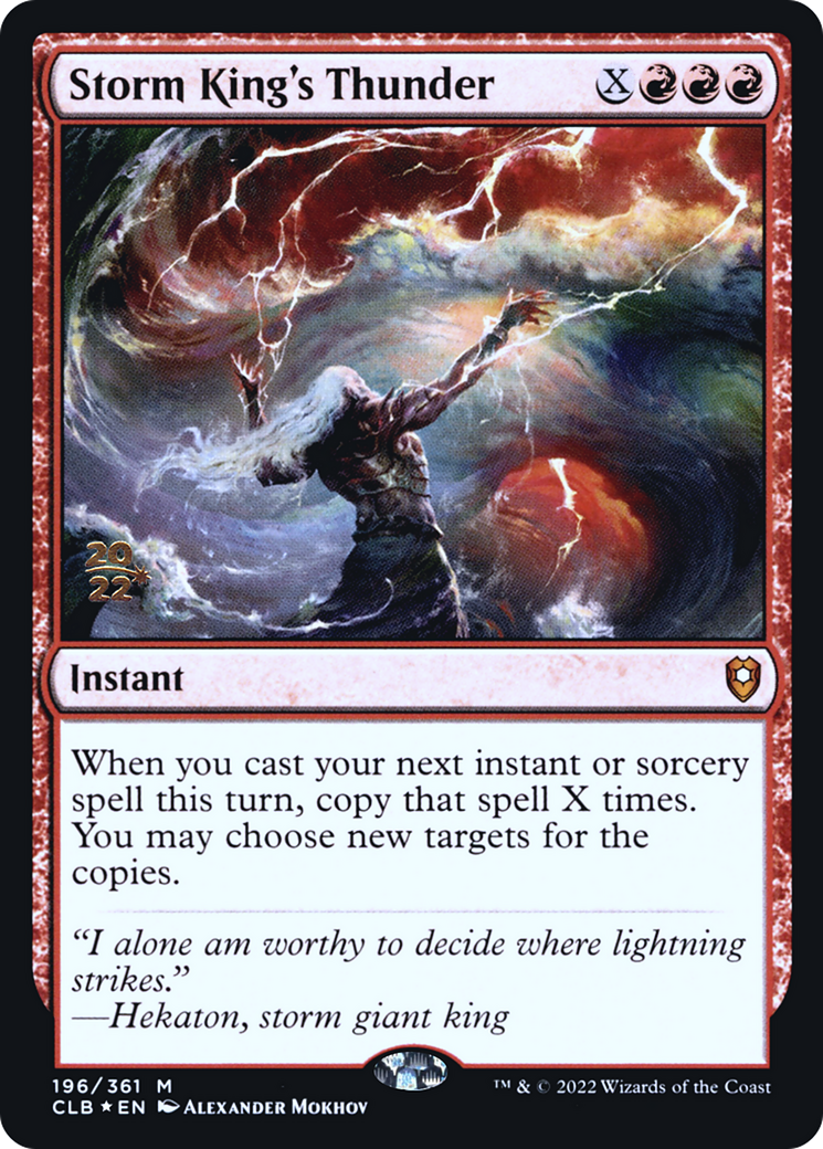 Storm King's Thunder [Commander Legends: Battle for Baldur's Gate Prerelease Promos]-1