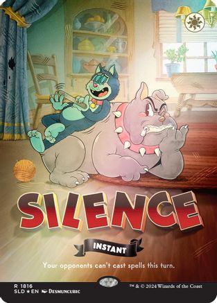 Silence (1816) (Rainbow Foil) [Secret Lair Drop Series]-1