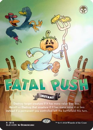 Fatal Push (1819) (Rainbow Foil) [Secret Lair Drop Series]-1