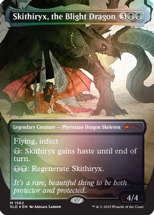 Skithiryx, the Blight Dragon (Rainbow Foil) [Secret Lair Drop Series]-1
