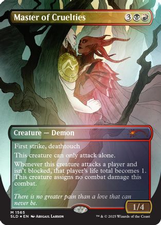 Master of Cruelties (Rainbow Foil) [Secret Lair Drop Series]-1