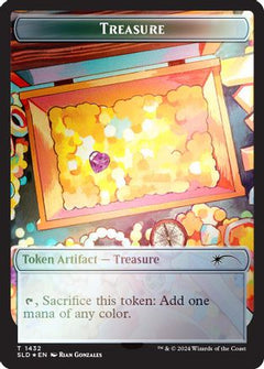 Treasure Token (1432) (Rainbow Foil) (SLD-1432) - Secret Lair Drop Series Foil-1