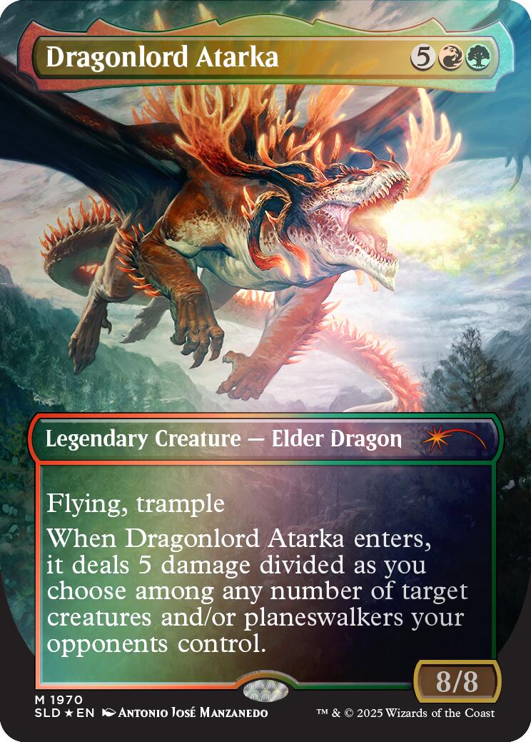 Dragonlord Atarka (Rainbow Foil) [Secret Lair Drop Series]-1