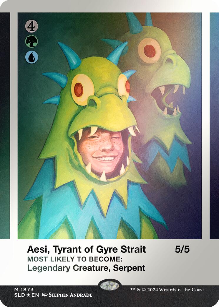 Aesi, Tyrant of Gyre Strait (Rainbow Foil) [Secret Lair Drop Series]-1