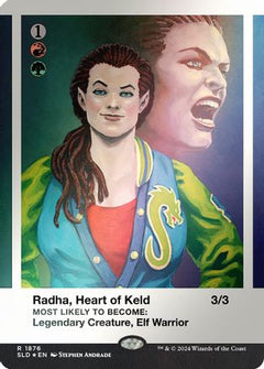 Radha, Heart of Keld (Rainbow Foil) [Secret Lair Drop Series]-1