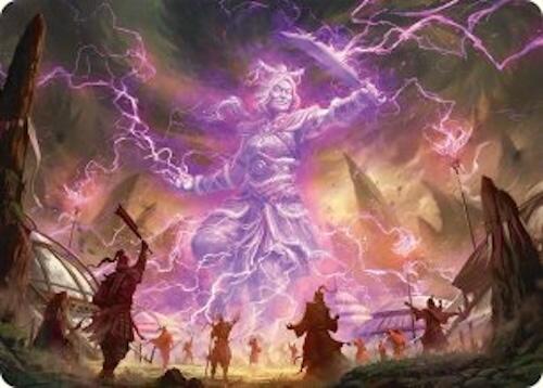 Smile at Death Art Card (4/54) [Tarkir: Dragonstorm Art Series]-1