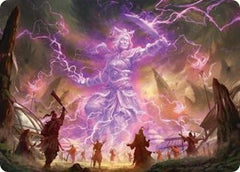 Smile at Death Art Card (4/54) [Tarkir: Dragonstorm Art Series]-1