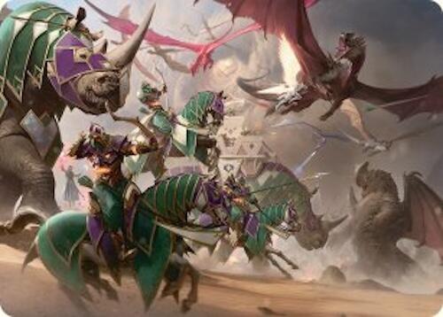 United Battlefront Art Card (5/54) [Tarkir: Dragonstorm Art Series]-1