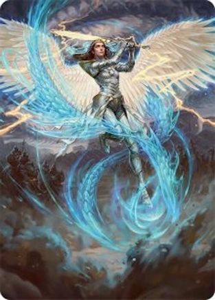 Elspeth, Storm Slayer Art Card (49/54) [Tarkir: Dragonstorm Art Series]-1