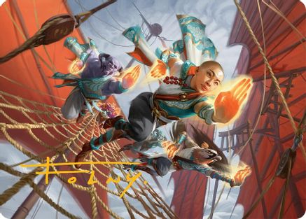 Aligned Heart Art Card (52/54) (Gold-Stamped Signature) [Tarkir: Dragonstorm Art Series]-1