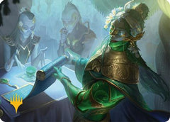 Sibsig Appraiser Art Card (8/54) (Gold-Stamped Signature) [Tarkir: Dragonstorm Art Series]-1