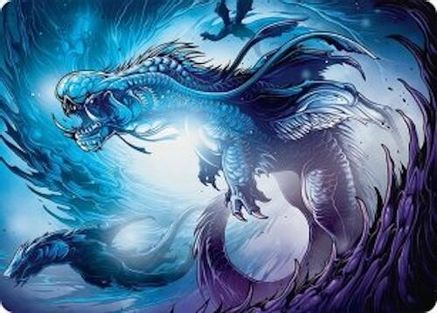 Roiling Dragonstorm Art Card (33/54) [Tarkir: Dragonstorm Art Series]-1