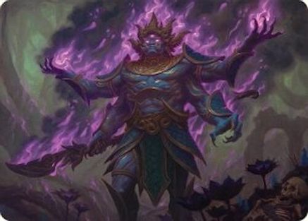 Rot-Curse Rakshasa Art Card (13/54) [Tarkir: Dragonstorm Art Series]-1