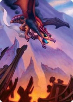 Scavenger Regent Art Card (45/54) [Tarkir: Dragonstorm Art Series]-1