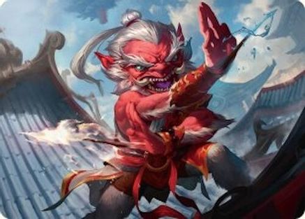 Devoted Duelist Art Card (15/54) [Tarkir: Dragonstorm Art Series]-1
