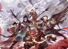 Will of the Jeskai Art Card (54/54) [Tarkir: Dragonstorm Art Series]-1
