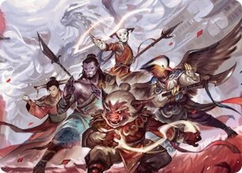 Will of the Jeskai Art Card (54/54) [Tarkir: Dragonstorm Art Series]-1