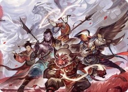 Will of the Jeskai Art Card (54/54) (AATDM-054) - Art Series: Tarkir: Dragonstorm-1