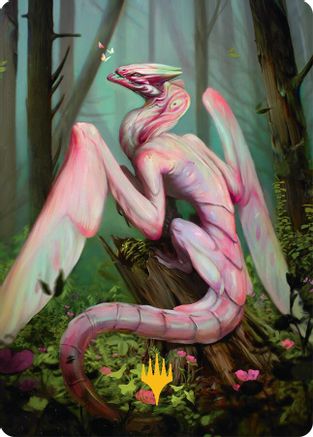 Bloomvine Regent Art Card (46/54) (Gold-Stamped) [Tarkir: Dragonstorm Art Series]-1