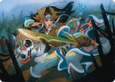 Eshki Dragonclaw Art Card (23/54) [Tarkir: Dragonstorm Art Series]-1