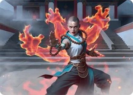 Flamehold Grappler Art Card (24/54) [Tarkir: Dragonstorm Art Series]-1