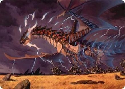 Neriv, Heart of the Storm Art Card (25/54) [Tarkir: Dragonstorm Art Series]-1
