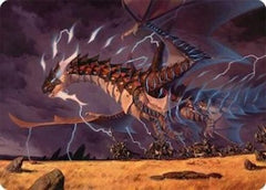 Neriv, Heart of the Storm Art Card (25/54) [Tarkir: Dragonstorm Art Series]-1