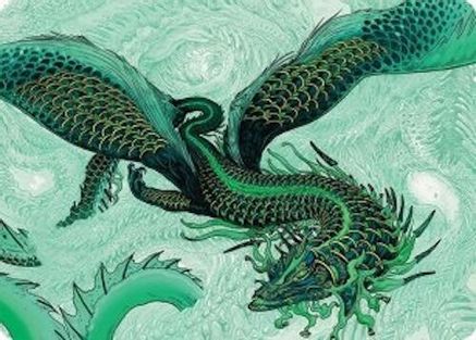 Teval, Arbiter of Virtue Art Card (38/54) [Tarkir: Dragonstorm Art Series]-1