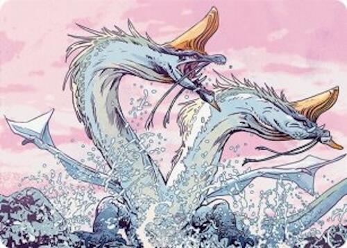 Twinmaw Stormbrood Art Card (39/54) [Tarkir: Dragonstorm Art Series]-1