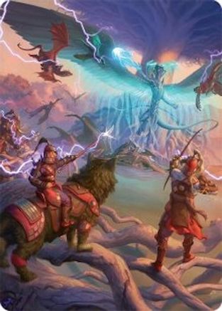 All-Out Assault Art Card (50/54) [Tarkir: Dragonstorm Art Series]-1
