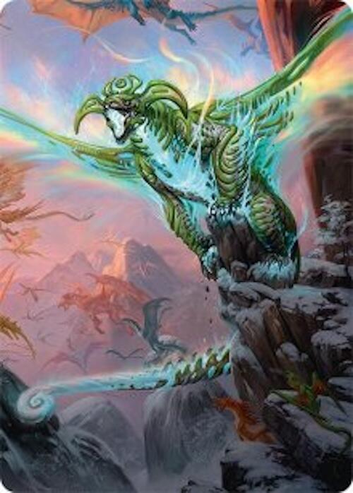 Ureni of the Unwritten Art Card (51/54) [Tarkir: Dragonstorm Art Series]-1