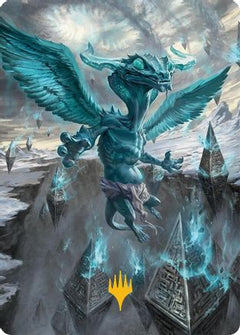 Ugin, Eye of the Storms Art Card (47/54) (Gold-Stamped Planeswalker Symbol) (AATDM-047) - Art Series: Tarkir: Dragonstorm-1