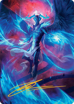 Ugin, Eye of the Storms Art Card (48/54) (Gold-Stamped Signature) [Tarkir: Dragonstorm Art Series]-1
