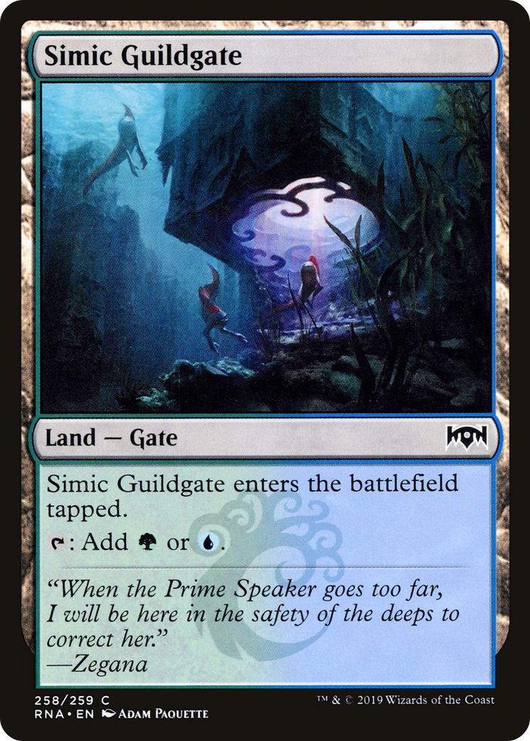 Simic Guildgate (258/259) [Ravnica Allegiance]-1