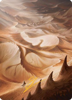 Plains Art Card (30/54) (Gold-Stamped Signature) [Tarkir: Dragonstorm Art Series]-1