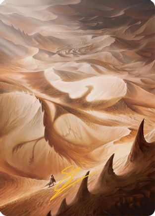 Plains Art Card (30/54) (Gold-Stamped Signature) [Tarkir: Dragonstorm Art Series]-1