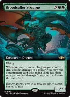 Broodcaller Scourge (Extended Art) [Tarkir: Dragonstorm Commander]-1