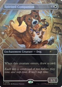 Spirited Companion (0896) (Rainbow Foil) [Secret Lair Drop Series]-1