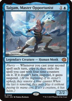 Taigam, Master Opportunist (Promo Pack) [Tarkir: Dragonstorm Promos]-1