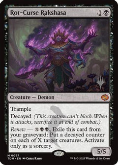 Rot-Curse Rakshasa (Promo Pack) [Tarkir: Dragonstorm Promos]-1