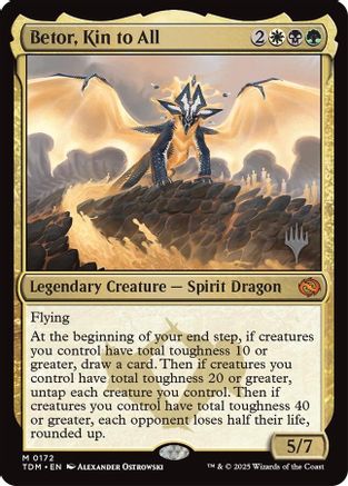 Betor, Kin to All (Promo Pack) [Tarkir: Dragonstorm Promos]-1